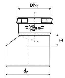 Redukcja dblue 75/50 Aliaxis VRD-075-050-00D